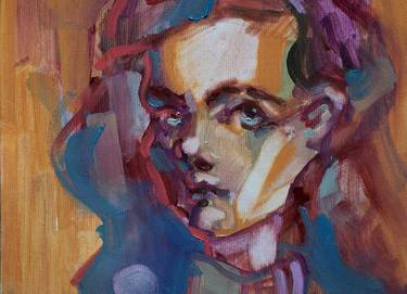 Original Abstract Expressionism Fantasy Paintings by Polina Sheba