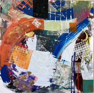 Original Abstract Mixed Media by Theresa Grohovsky