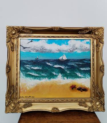 Original Fine Art Seascape Paintings by Szilvia Nemeth