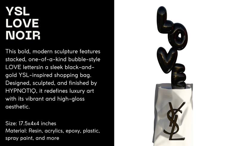 Original Modernism Love Sculpture by Hypnotiq Xperience