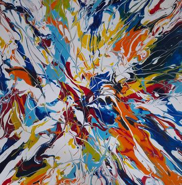 Original Abstract Expressionism Abstract Painting by Stephen Sargeant