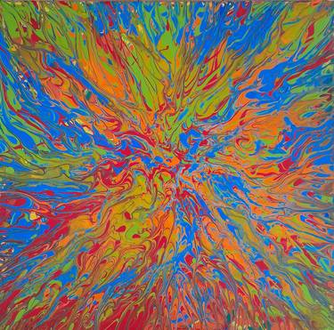 Original Abstract Expressionism Abstract Painting by Stephen Sargeant
