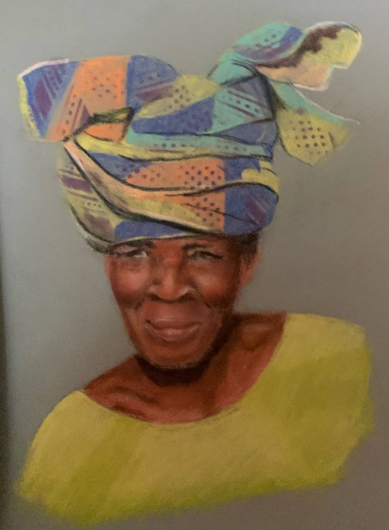 Original Portraiture People Painting by Karin Skold