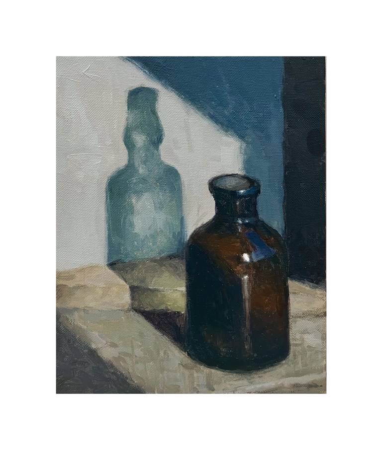 Original Abstract Expressionism Still Life Painting by Gautam Banga