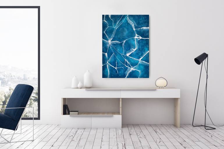 Original Abstract Nature Painting by Maximo Simon Walther