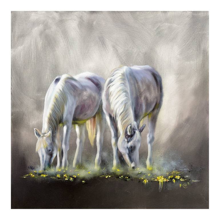 Original Expressionism Horse Paintings by Redford Fine Art