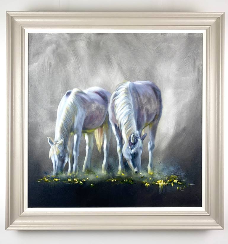 Original Expressionism Horse Painting by Redford Fine Art