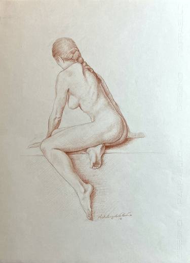 Print of Nude Drawings by Michelangelo Valenti