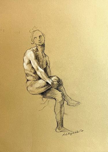 Original Figurative Culture Drawings by Michelangelo Valenti