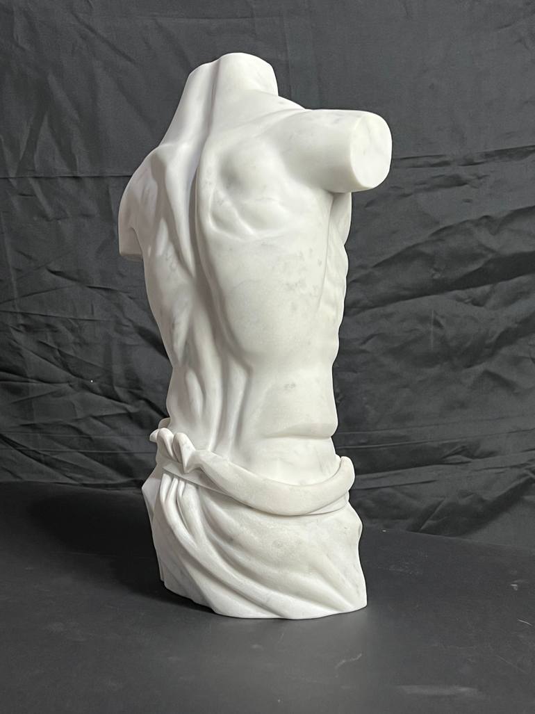 Original Classicism Men Sculpture by Michelangelo Valenti