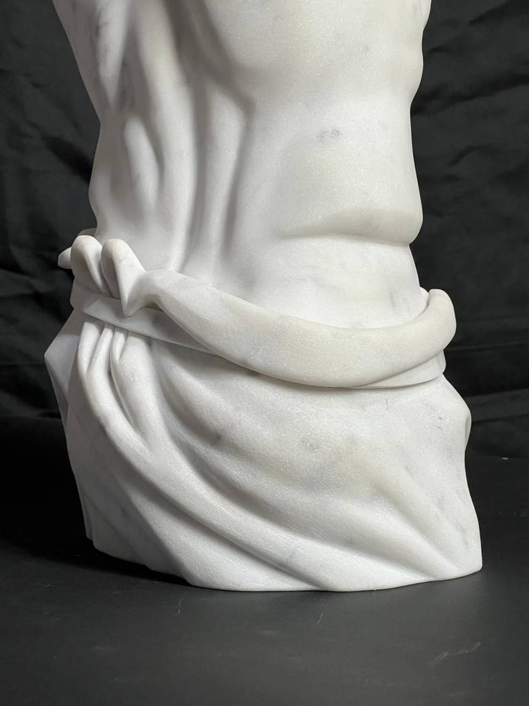 Original Classicism Men Sculpture by Michelangelo Valenti