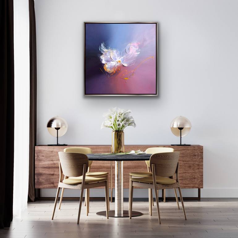 Original Modern Floral Painting by Indie Ru