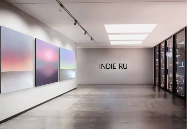 Original Abstract Landscape Painting by Indie Ru