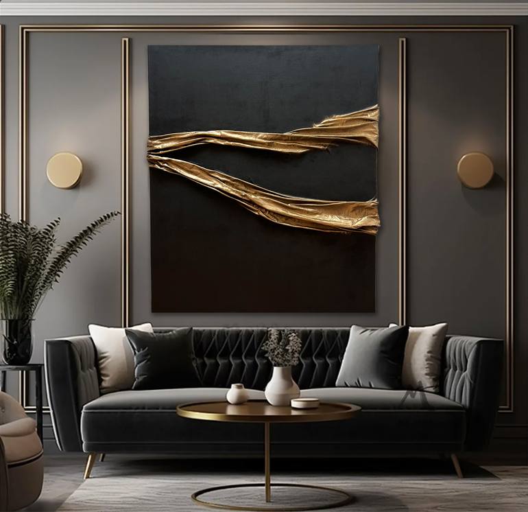 Original Minimalism Abstract Painting by Indie Ru