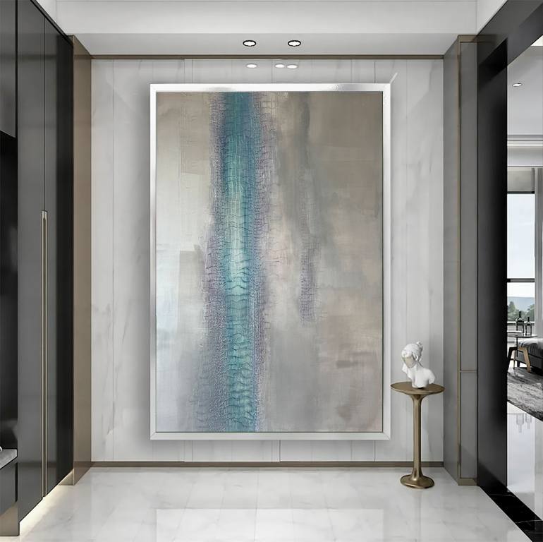 Original Minimalism Abstract Painting by Indie Ru