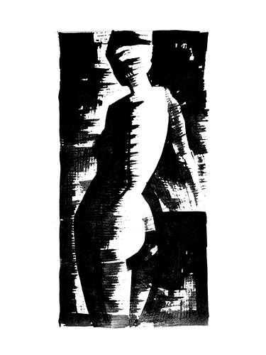 Print of Abstract Body Printmaking by Solomiia Petryk
