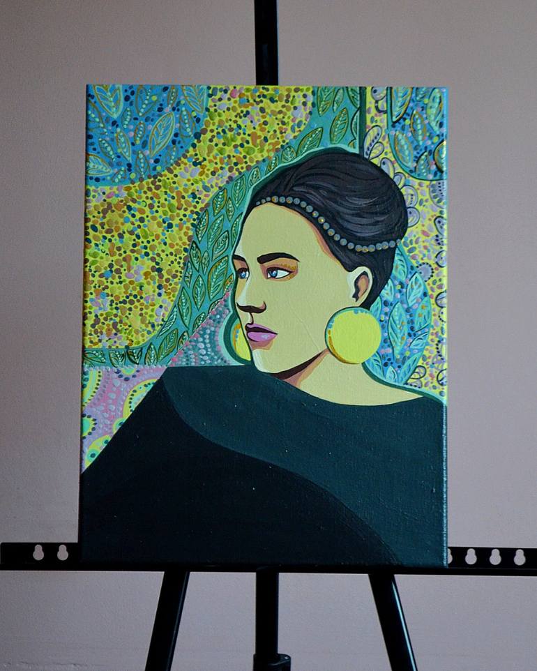 Original Fine Art Portrait Painting by Solomiia Petryk