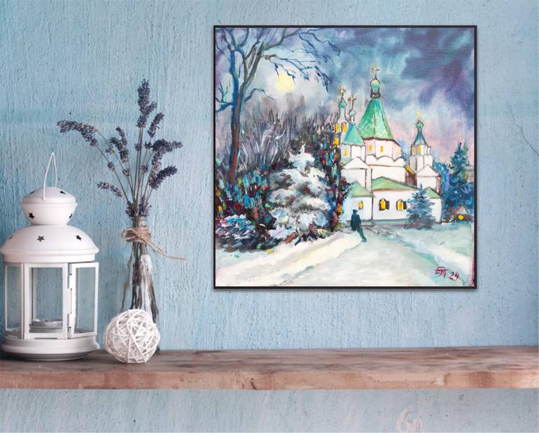 Original Contemporary Architecture Painting by Elena Turgeneva