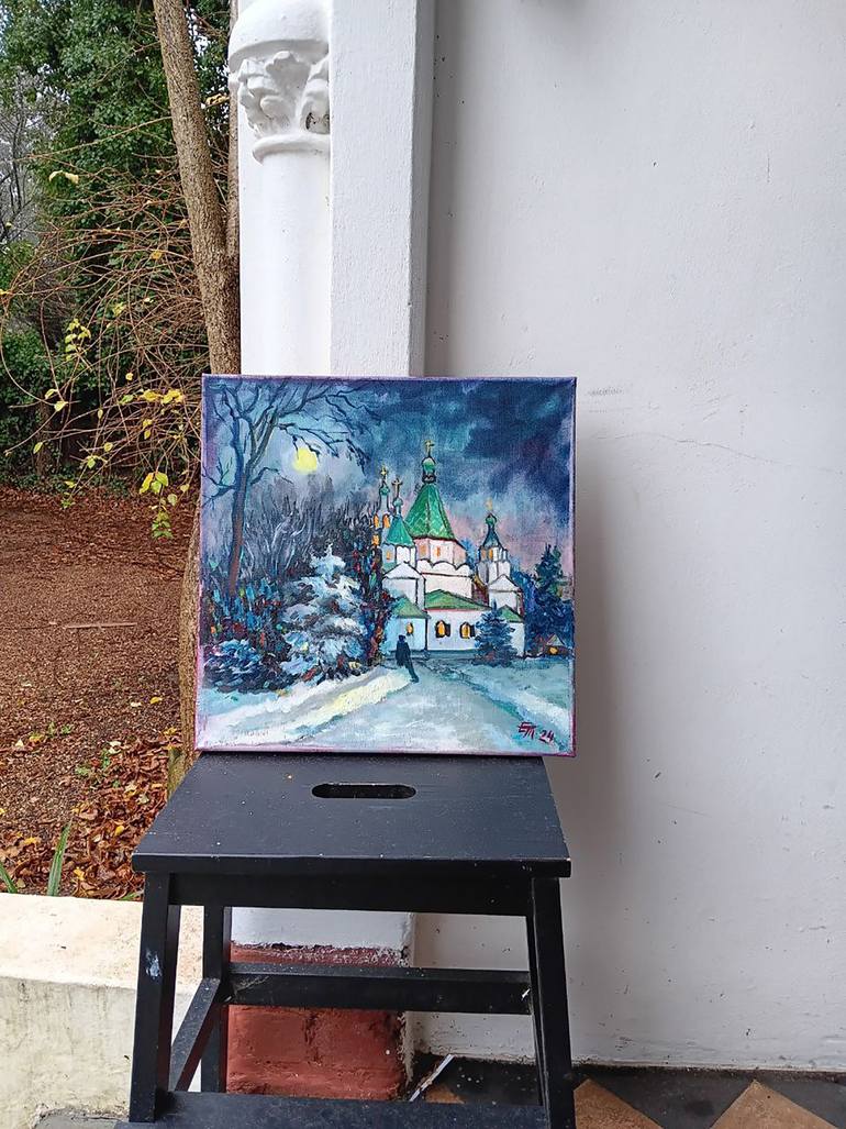Original Contemporary Architecture Painting by Elena Turgeneva