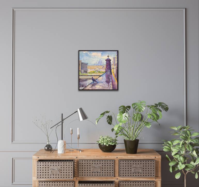 Original Contemporary Architecture Painting by Elena Turgeneva