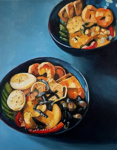 Original Illustration Food Paintings by Olena Lykho