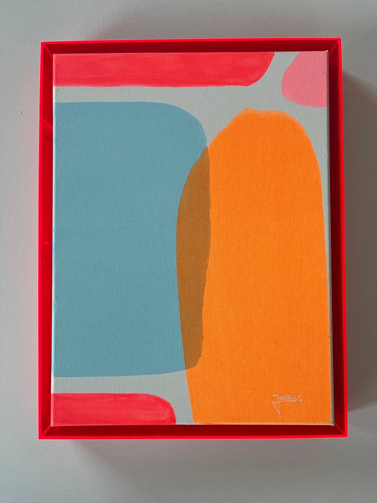 Original Abstract Expressionism Abstract Painting by Janine Weller