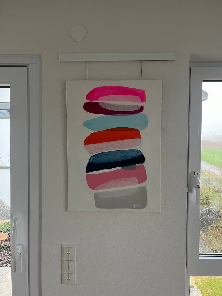 Original Abstract Expressionism Abstract Painting by Janine Weller