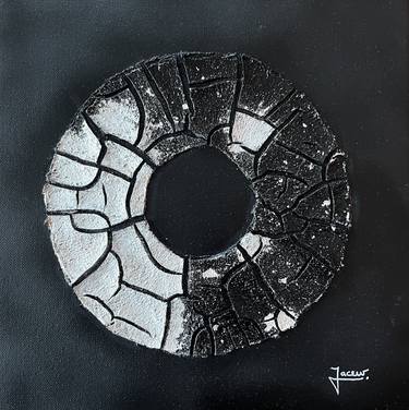 Original Abstract Geometric Painting by Janine Weller