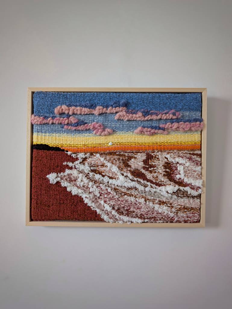 Original Abstract Seascape Mixed Media by Yulia Maximova