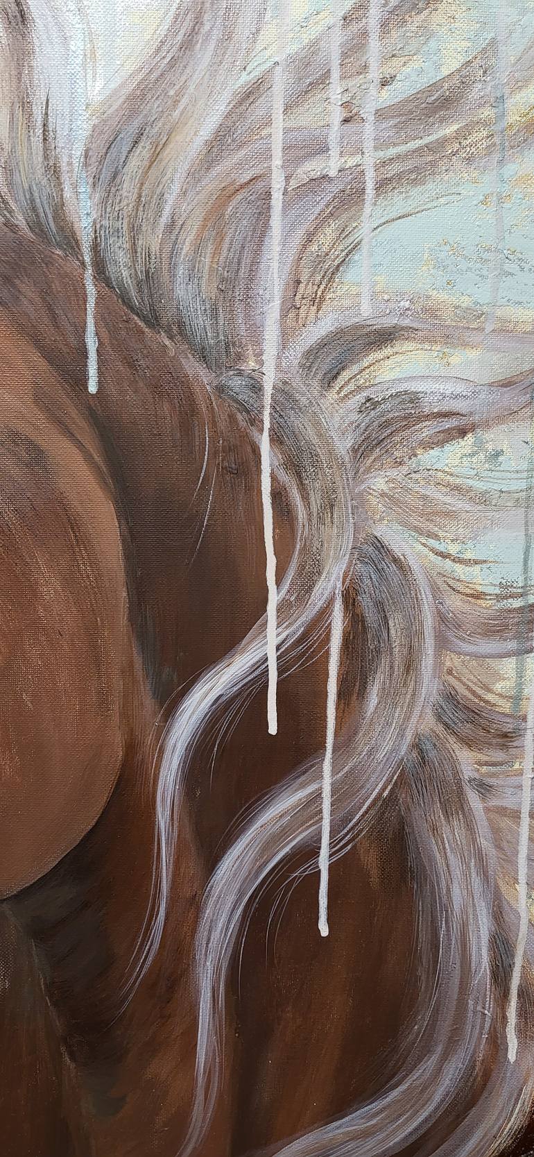 Original Figurative Horse Painting by Ольга Маркова