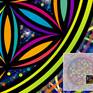 Flower Of Life Rainbow Colors - detail