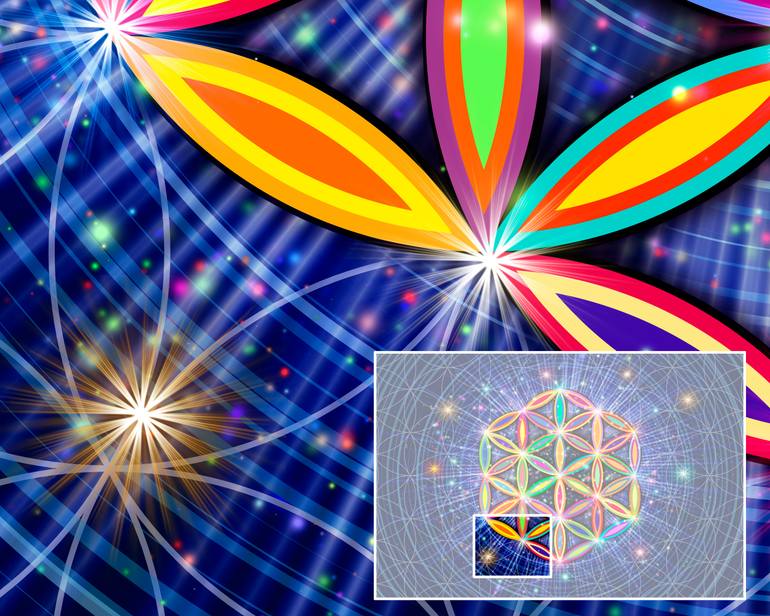 Original Abstract Nature Digital by Altani Art