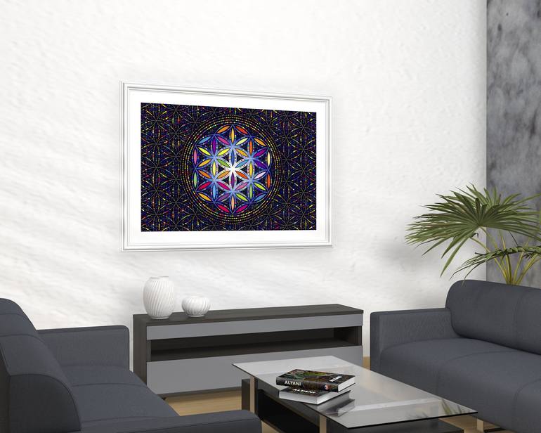 Original Contemporary Geometric Digital by Altani Art