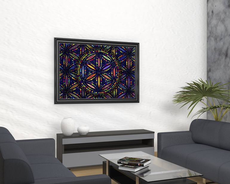 Original Modern Geometric Digital by Altani Art