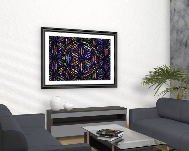 Original Modern Geometric Digital by Altani Art