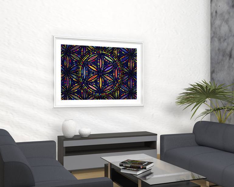 Original Modern Geometric Digital by Altani Art