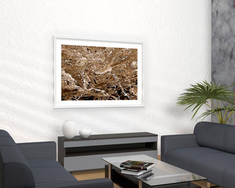 Original Abstract Outer Space Digital by Altani Art