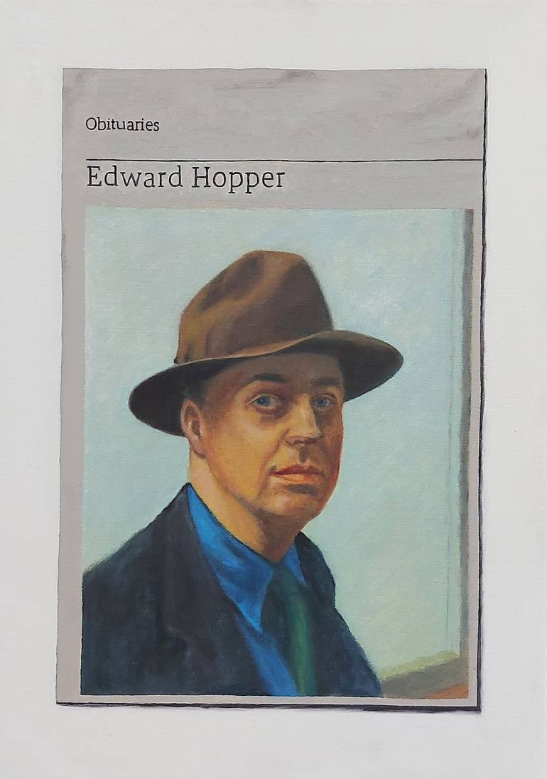 Obituary: Edward Hopper Painting by Hugh Mendes