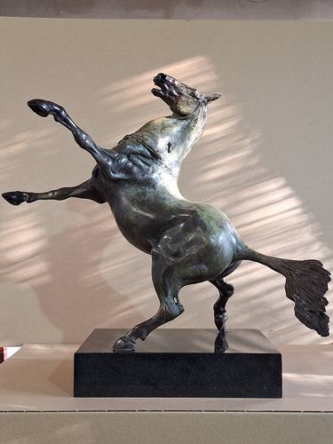 Original Fine Art Animal Sculpture by Lyubomir Lazarov