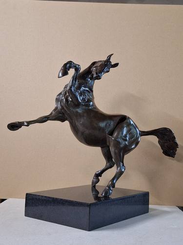 Original Fine Art Animal Sculpture by Lyubomir Lazarov