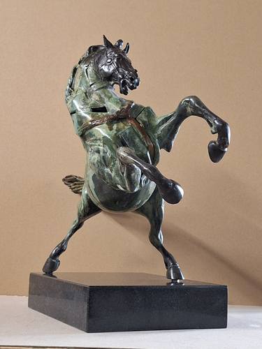 Original Fine Art Animal Sculpture by Lyubomir Lazarov