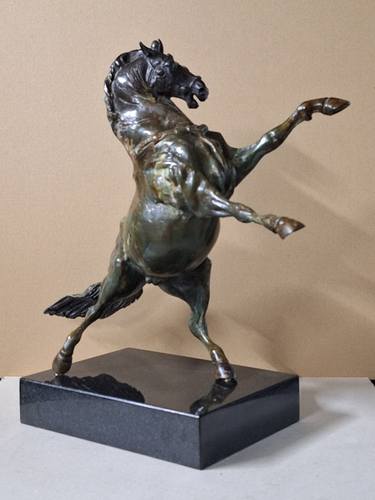 Original Fine Art Animal Sculpture by Lyubomir Lazarov