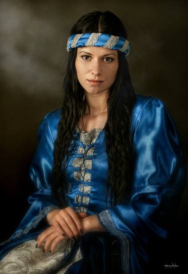 Girl with the blue turban thumb