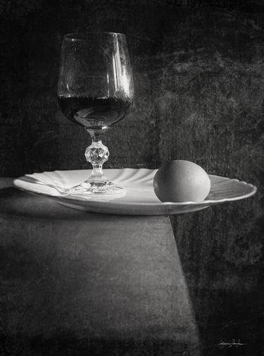 Still life with egg and wine thumb