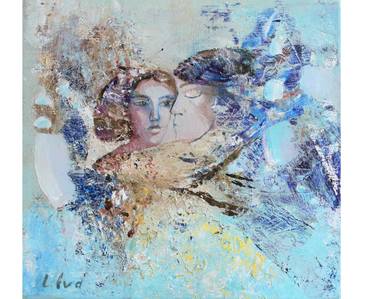 Original Contemporary Love Paintings by ELEN IV