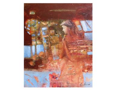 Original Abstract Women Paintings by ELEN IV