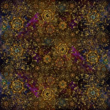 Original Abstract Outer Space Digital by Hoshi Neko