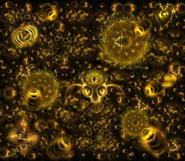 Original Fractal/algorithmic Outer Space Digital by Hoshi Neko