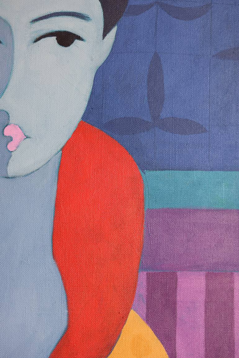 Original Abstract Women Painting by Anna Hvid