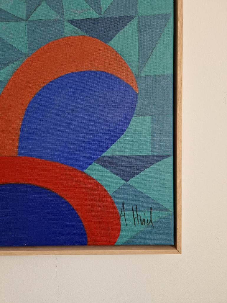 Original Figurative Abstract Painting by Anna Hvid